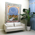Lunar Tarot Tapestry Throw