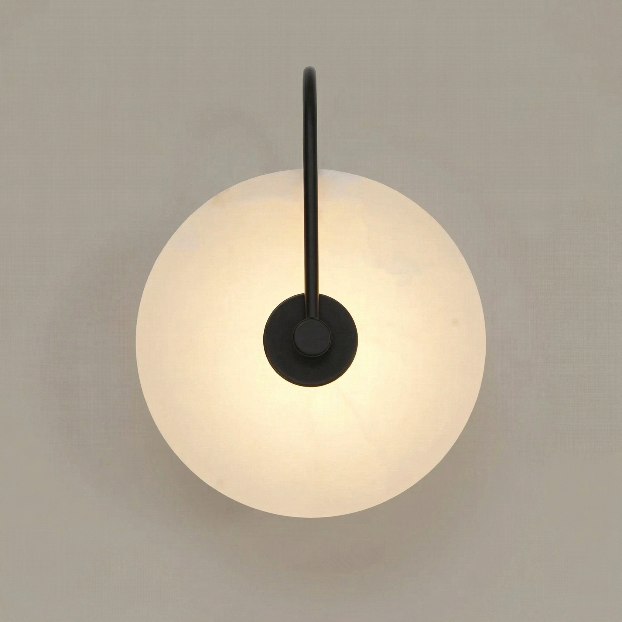 Elegant Aurora Marble Wall Lamp With Soft LED Light For Warm Ambiance