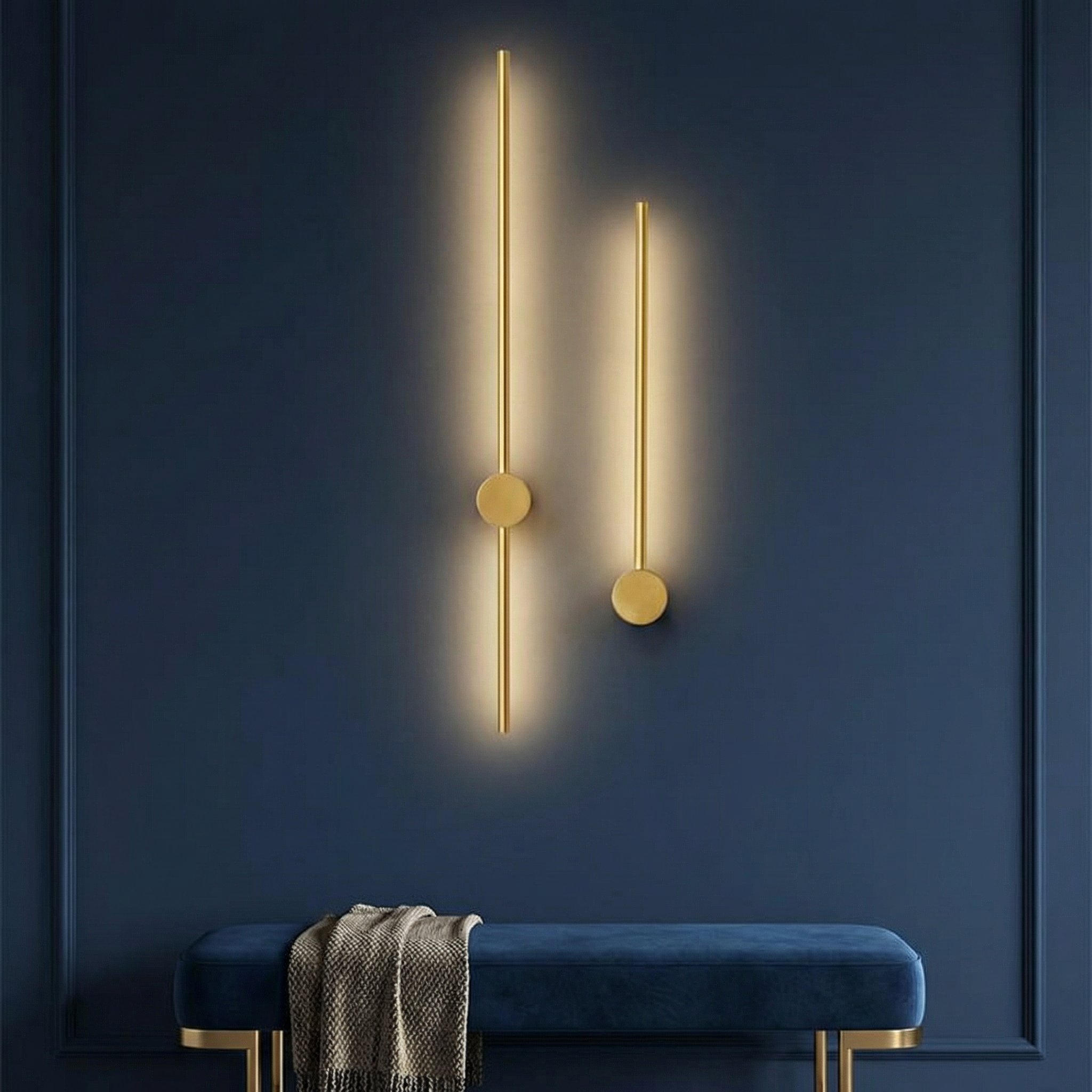 Contemporary Wall Light Minimalist Iron And Acrylic Sconce With LED Bulbs