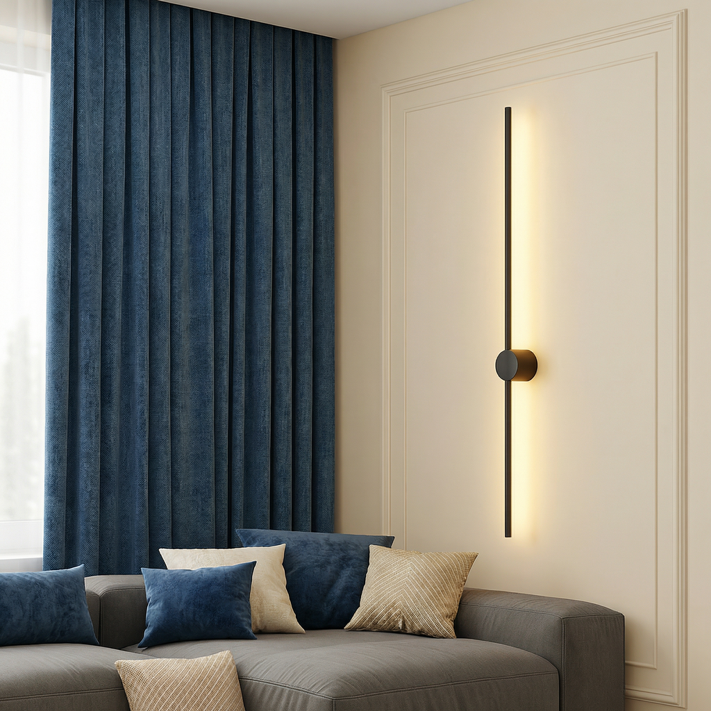 Contemporary Wall Light Minimalist Iron And Acrylic Sconce With LED Bulbs