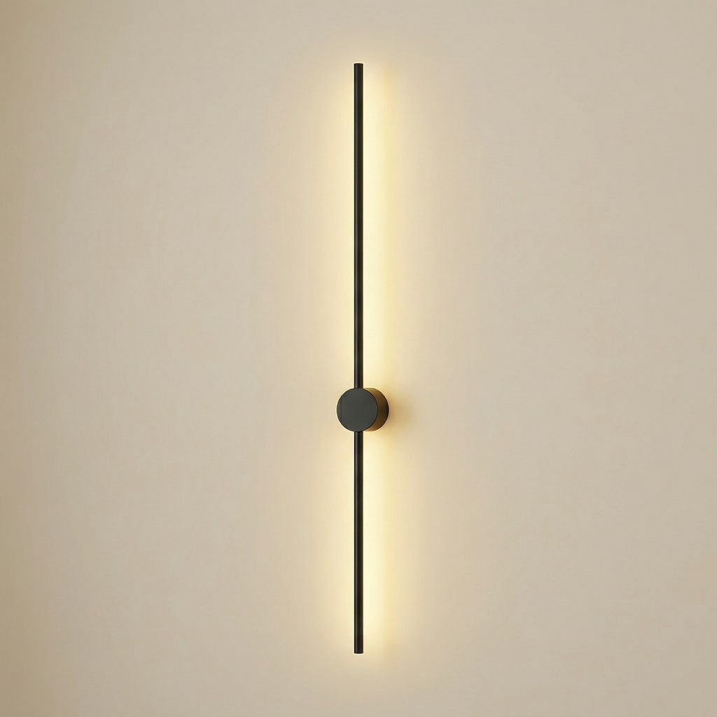 Contemporary Wall Light Minimalist Iron And Acrylic Sconce With LED Bulbs