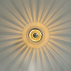 Contemporary Wall Light With Sculptural Glass Design And Soft LED Illumination