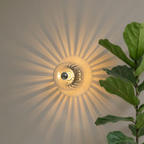 Contemporary Wall Light With Sculptural Glass Design And Soft LED Illumination