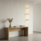 Contemporary Wall Light With Sculptural Glass Design And Soft LED Illumination