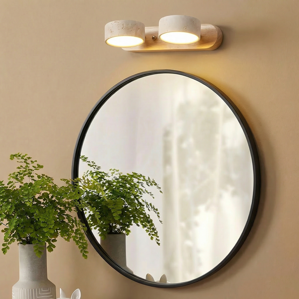 Aura Wall Light Elegant Bathroom Wall Sconce With Integrated LED Home Decor