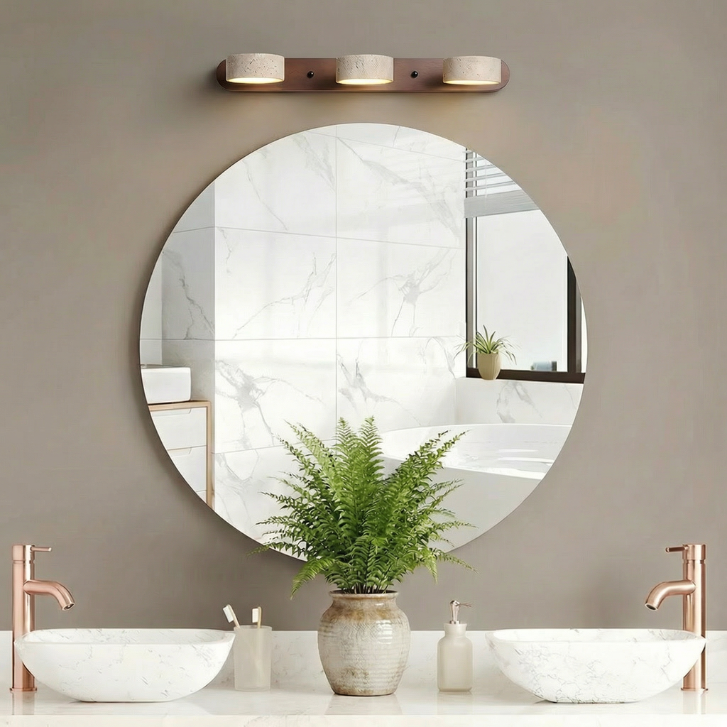 Aura Wall Light Elegant Bathroom Wall Sconce With Integrated LED Home Decor