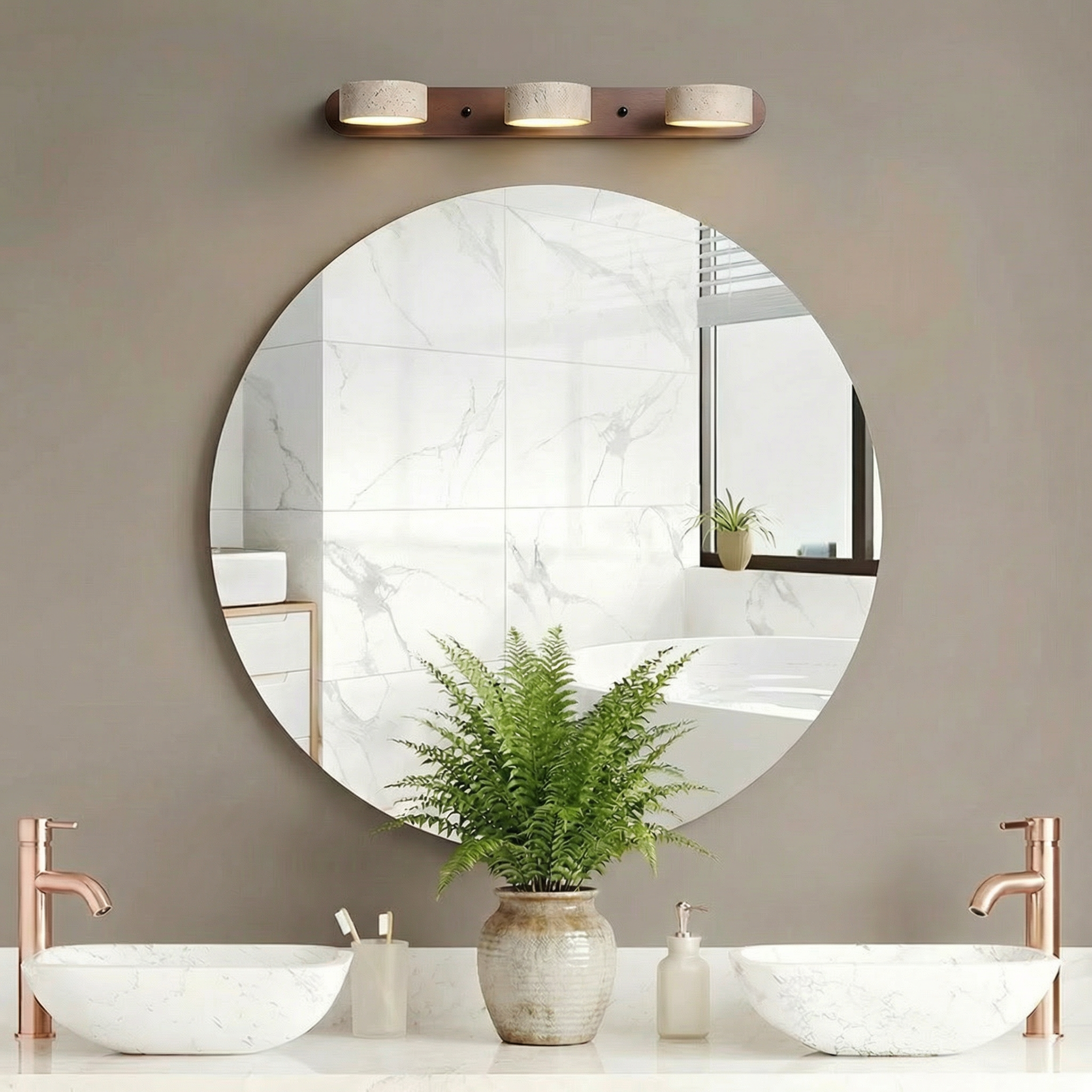 Aura Wall Light Elegant Bathroom Wall Sconce With Integrated LED Home Decor